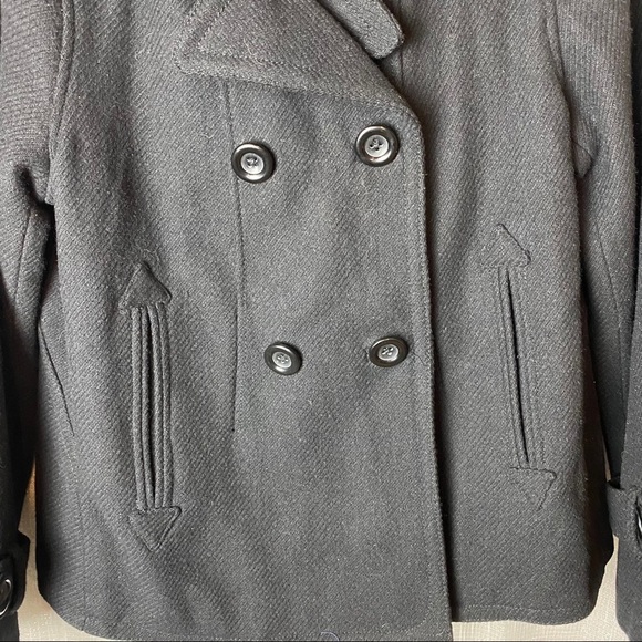 Eddie Bauer Wool Peacoat Black~M - Picture 3 of 7